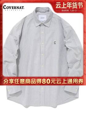 【春上新】【6折】6楼COVERNATC标志牛津条纹衬衫CO2301SH01吊牌价599折后价359