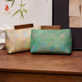 SAINTJOY/上久楷 宋锦斜背包 古钱三多XB3B026203001