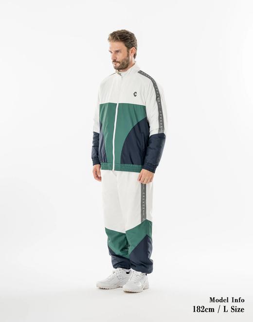 CRONOS BLACK高尔夫男士 冬季 复古撞色立领棉夹克 宽松版型运动休闲 商品图5