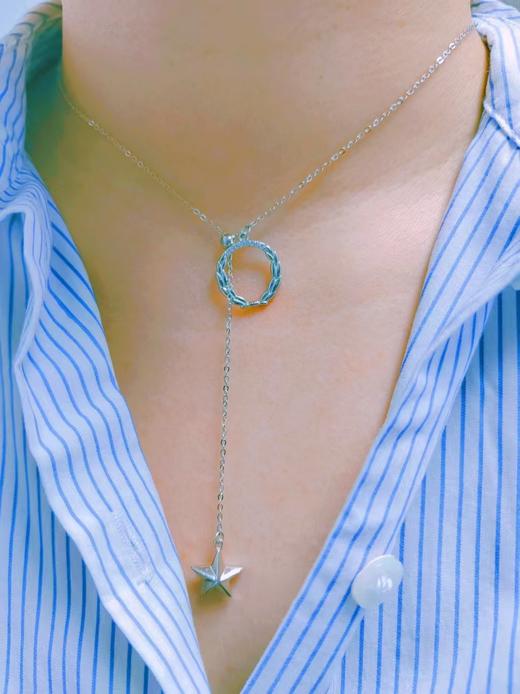 【五角星项链系列】新款925银五角星项链XY 商品图3