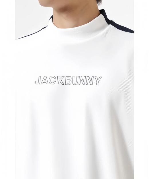 Jack Bunny 高尔夫男士 夏季网眼透气双色拼接小高领短袖T恤 商品图11
