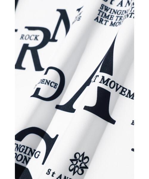 St ANDREWS 男士高尔夫 字母撞色宽松小高领短袖T恤 弹力透气 商品图8