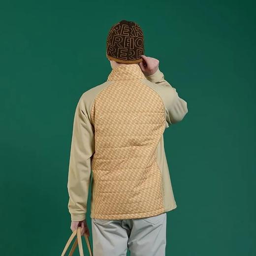 Resurrection高尔夫男士 秋冬新款 经典双色立领绗缝棉服拼接外套 防寒保暖 商品图3