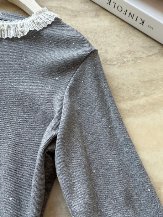 细闪蕾丝打底衫 商品图7