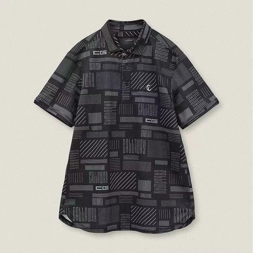 CALLAWAY GOLF 高尔夫 男士 几何印刷C/G JACQUARD短袖衬衫 商品图5