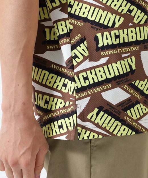 Jack Bunny 男士高尔夫 字母糖果图案透气速干polo领短袖 宽松轻盈 商品图6