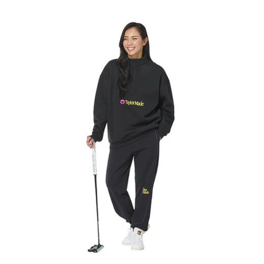 Taylormade 男女同款秋冬 经典字母LOGO刺绣立领半拉链长袖卫衣 商品图5