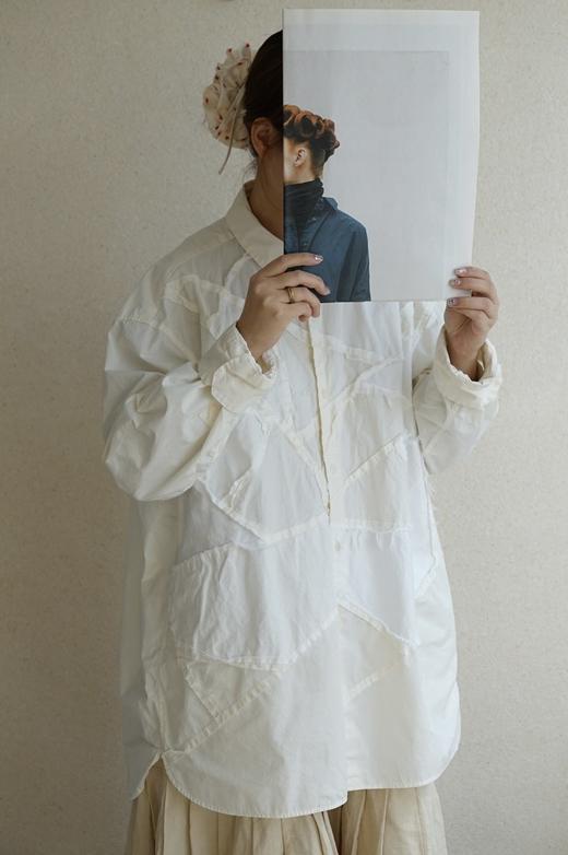 CaseyCasey限量款多工艺拼布衬衣 商品图5