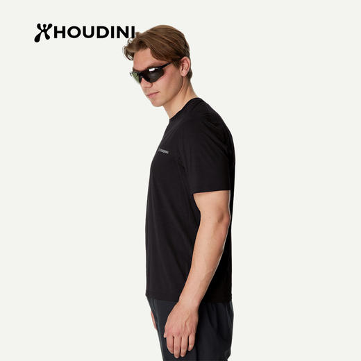 HOUDINI胡丁尼Pace Air Message空速宣言男户外26夏新跑步短袖T恤 840071 商品图9