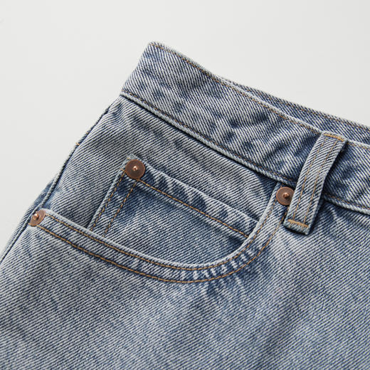 ROMI STUDIO浅蓝色经典直筒牛仔裤 RWCSX82122 商品图3