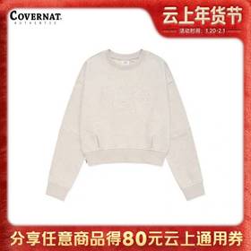 【春上新】【6折】6楼COVERNATA士裁剪卫衣吊牌价599折后价359