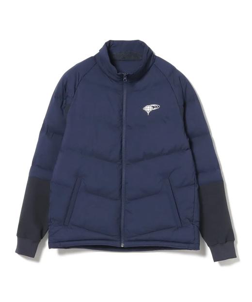 BEAMS GOLF男士橙标 透气防泼水拼接中棉夹克 弹力立领外套 商品图5