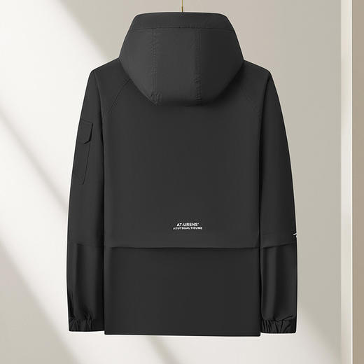 【DX】大依优型大码男装春秋连帽外套运动休闲商务百搭长袖外套330斤 商品图1