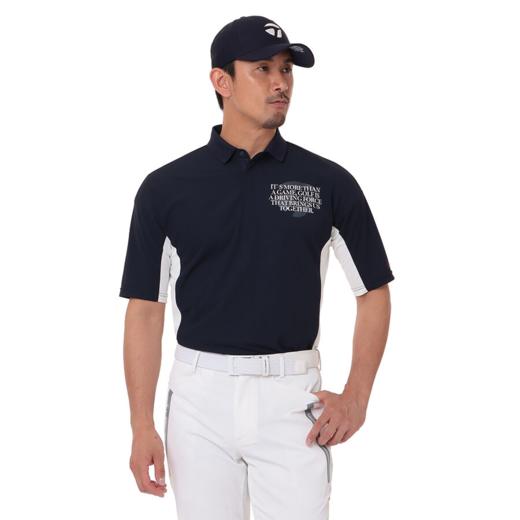 Taylormade 高尔夫男女同款 网眼速干侧面拼接polo领短袖T恤 商品图1