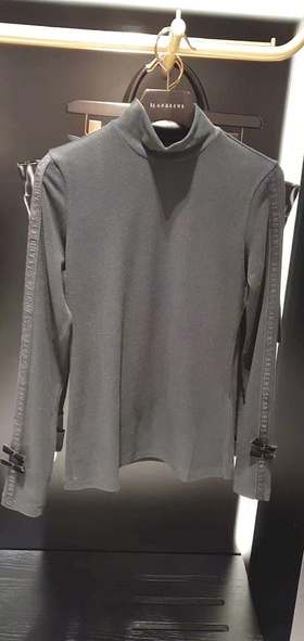 ST女士加绒蝴蝶结外穿式打底来了！W121955-28