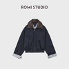 ROMI STUDIO“复古摩登”进口小羊皮编织领立体夹克外套 RWCAS87506 商品缩略图1