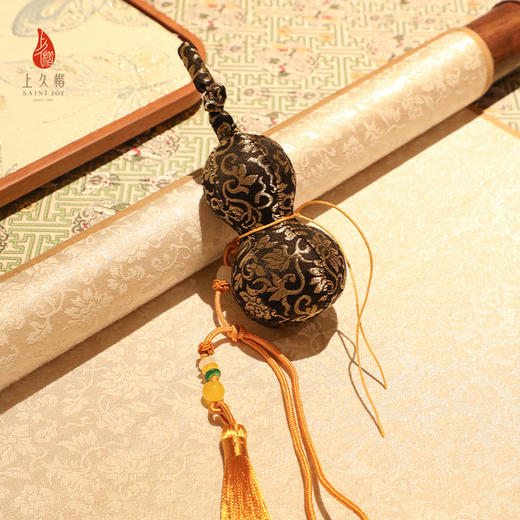 上久楷新中式国风文创礼盒送礼 摆件 宋锦挂件 福芦 商品图4