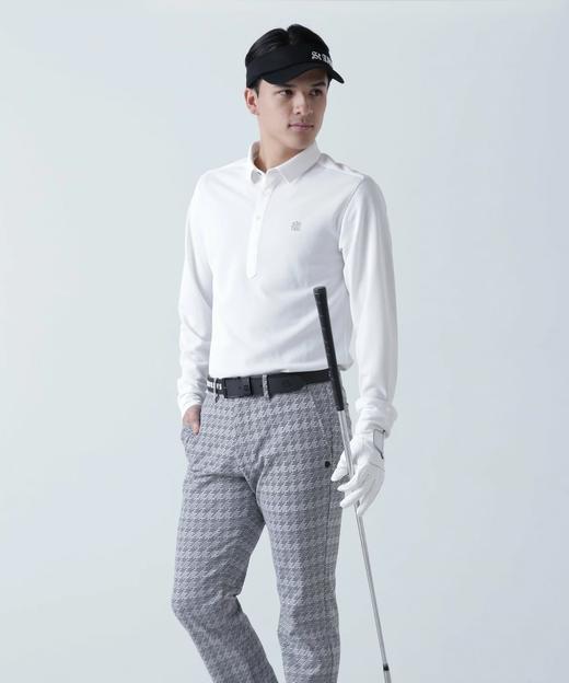 St ANDREWS高尔夫男士 阳离子复古刺绣长袖Polo衫 速干透气 商品图9