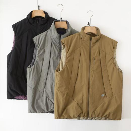 户外跑步防泼水多口袋立领工装耐磨坎肩保暖棉服马甲男女同款 商品图1