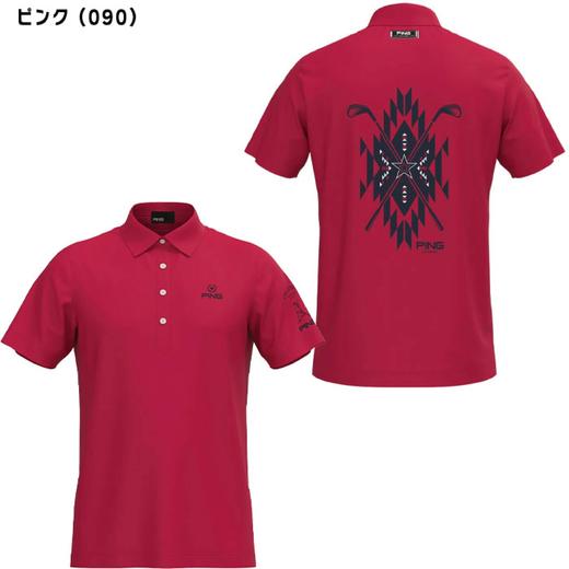 PING 高尔夫男士 夏季网眼透气 运动休闲polo领短袖T恤 商品图11