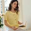 OLrain欧芮儿2026新款女夏季小香风圆领短袖针织开衫小众气质上衣 商品缩略图2