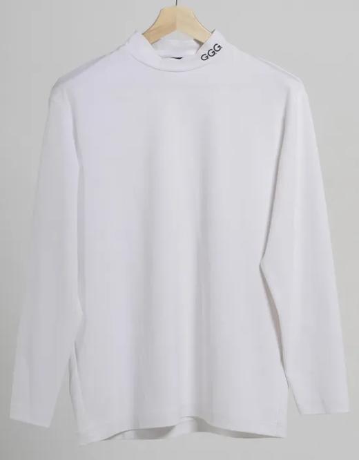 GGG 高尔夫 男士 经典长袖高领衫 光滑小高领T恤 运动休闲百搭 商品图6