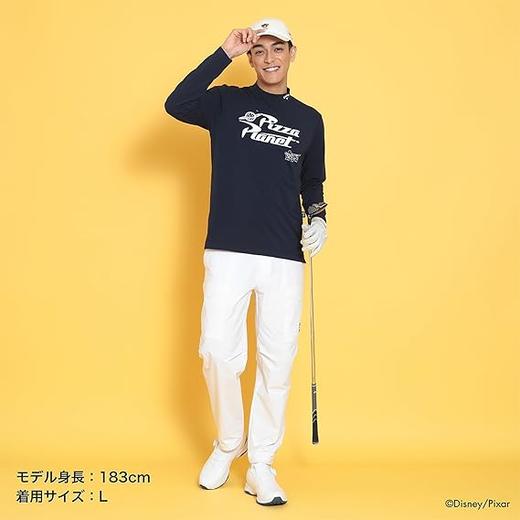 Callaway 高尔夫男士 玩具总动员系列字母印花半高领长袖T恤弹力舒适 商品图1