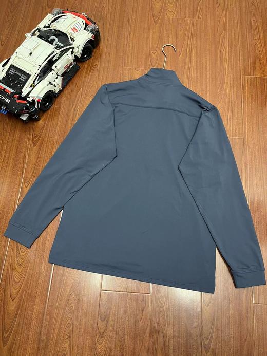 F013009户外小立领半拉链男士微粒绒长袖打底衫 商品图12