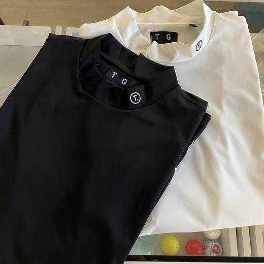 TIGORA  男士高尔夫 吸水速干 光滑面料小高领短袖T恤 商品图12