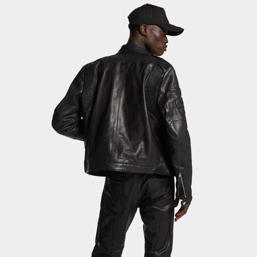 DSQUARED2 男士 DUCATI 联名皮衣 黑色 S71AN0650 SX9749 900 商品图3