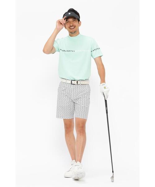 PEARLY GATES 男士高尔夫 TEXBRID格子短裤 球和球杆图案印花 商品图3