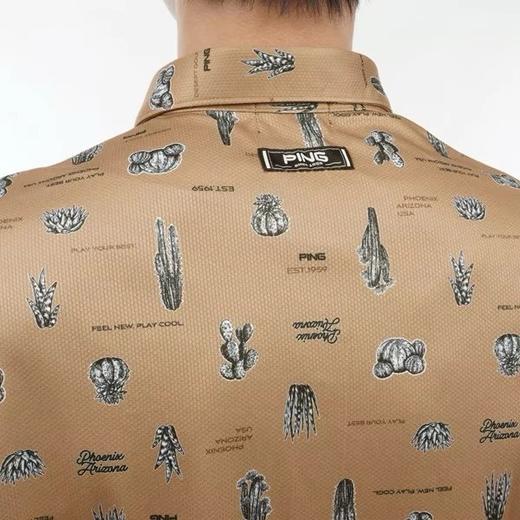 PING高尔夫男士仙人掌图案速干短袖 Polo 衫 商品图7
