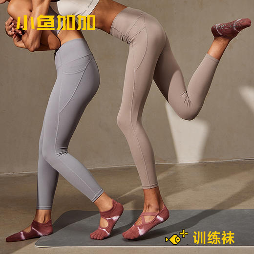 【59元任选2件】【小鱼加加】专业女款瑜伽五指袜防滑初学者分趾绑带舞蹈袜20230104 商品图2