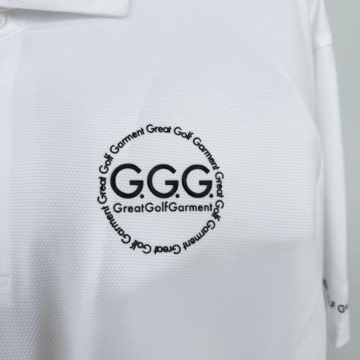 GGG 高尔夫男士 字母logo短袖polo衫 轻薄透气吸水速干 商品图2
