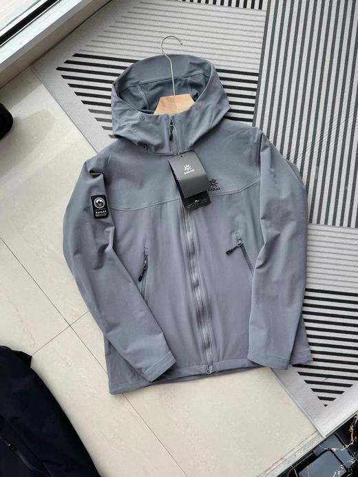 F013025户外防风防水保暖登山运动透气连帽外套男 商品图6
