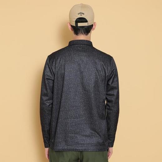 Callaway男士高尔夫 叶子印花拉绒polo衫长袖 舒适保暖 商品图8