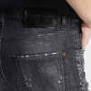DSQUARED2 女士字母徽标贴片Teddy修身牛仔裤 黑色 S75LB1160 S30357 900 商品缩略图5