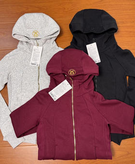 正品 lululemon 露露 Scuba 系列女 加绒外套，尺码 4码 6码 8码 10 码 越南产