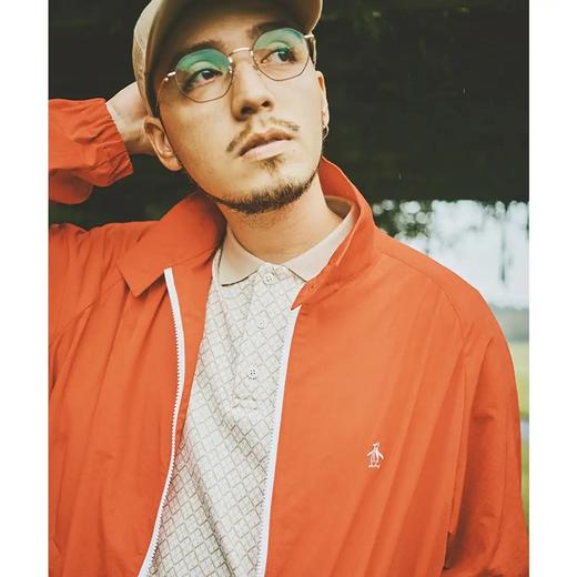 Penguin by Munsingwear 男士高尔夫 企鹅刺绣4WAY 弹力尼龙夹克 防风外套 商品图4