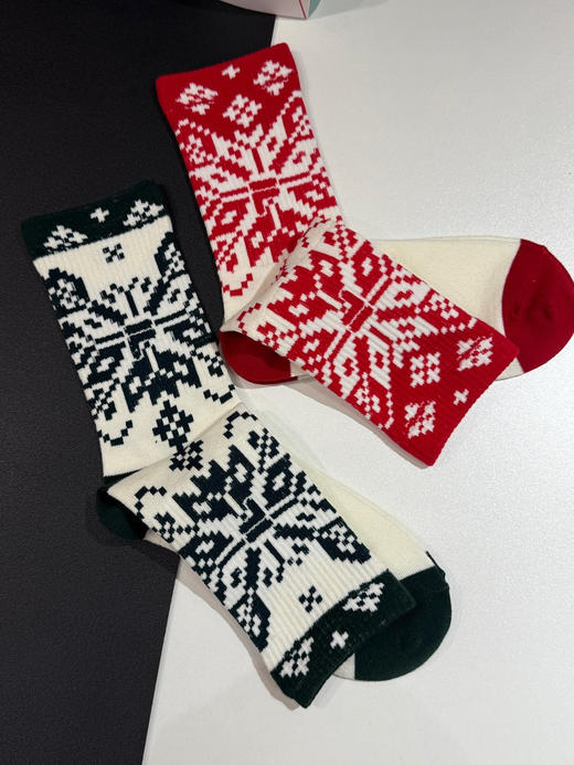 蕉内红色马年限定情侣袜子3双礼盒012805 商品图8