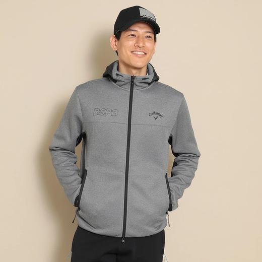 Callaway高尔夫男装 秋季 男士外套弹力休闲连帽拉链运动衫 商品图0