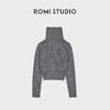 ROMI STUDIO“格雷高支”100%羊毛密织半高领毛织开衫 RWDSS61820 商品缩略图2