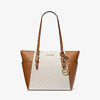 193599717074 迈克高仕MICHAEL KORS Charlotte 时尚潮流拼色字母印花大号老花托特包【27 * 11* 25cm】 商品缩略图1