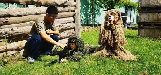 全能狙击手1日儿童独立营，来特警特约训练基地测风测距+伪装课程+持枪姿式训练+快速射击训练，狙击小组协同训练 商品图0