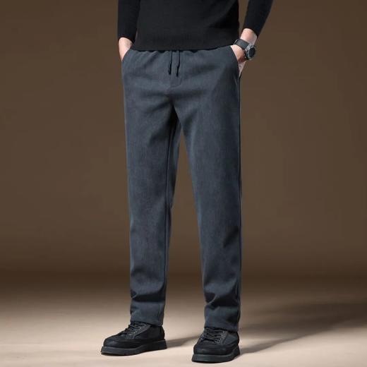 【清仓，99元2条】罗蒙绒光灯芯绒加绒裤｜宽松直筒版型，简洁大方 商品图1