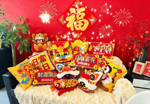 国风抱枕合集来袭，妥妥的新年必备~ 发货时效3-5天 商品图0