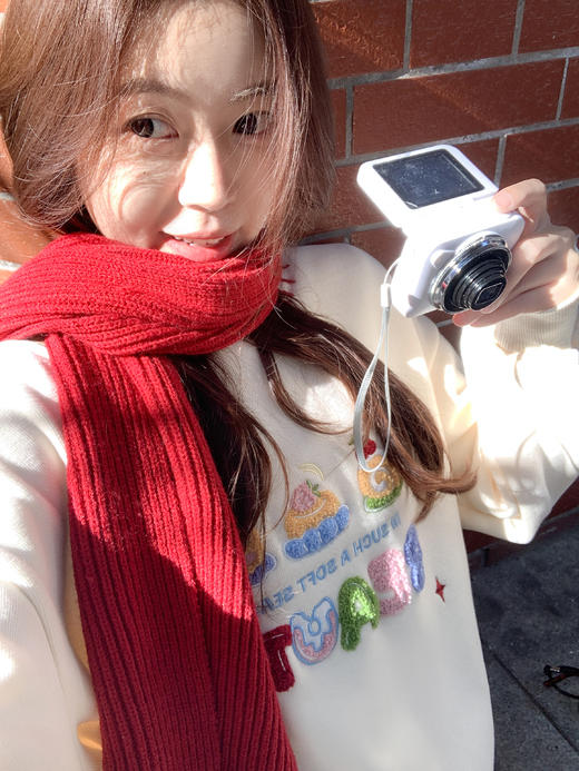 <曾小咸推荐>2.13现货秒杀 ！微信超特价！韩系刺绣加绒卫衣 日常189.99 立减100 秒杀89.99！！ 商品图8