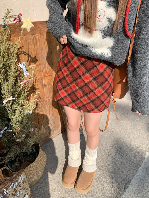 <曾小咸推荐>2.13现货秒杀 ！微信超特价！小狗印花毛衣 日常199.99 立减110 秒杀89.99！！格子半身裙 日常139.99 立减70 秒杀69.99！！ 商品图12