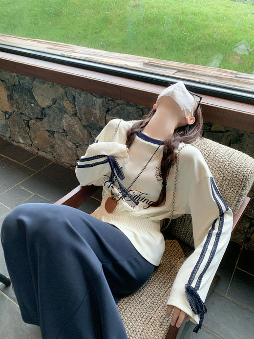 <曾小咸推荐>2.13现货秒杀 ！微信超特价！辣妹撞色收腰长袖T恤 日常169.99 立减90 秒杀79.99！！半身裙 秒杀89.99！ 商品图8