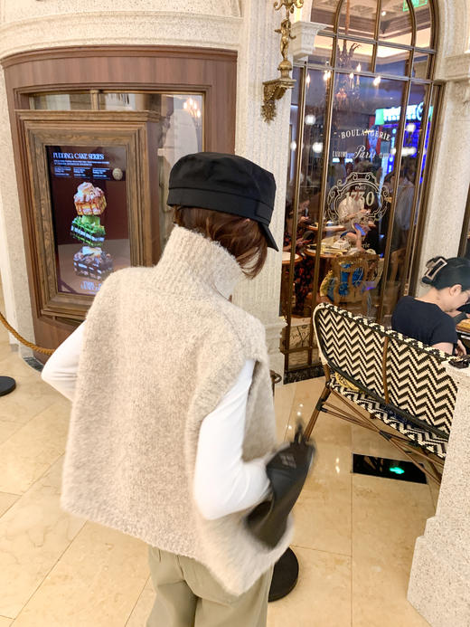 <曾小咸推荐>2.14现货秒杀 ！微信超特价！韩系叠穿高领马甲 日常169.99 立减90 秒杀79.99！！ 商品图9